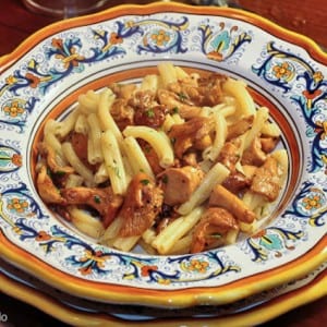 Strozzapreti with Mushrooms