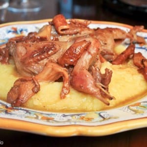Pan Roasted Quail with Chanterelles