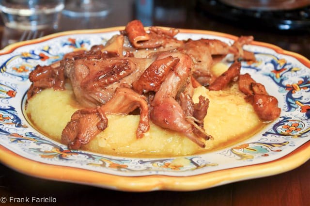 Pan Roasted Quail with Chanterelles