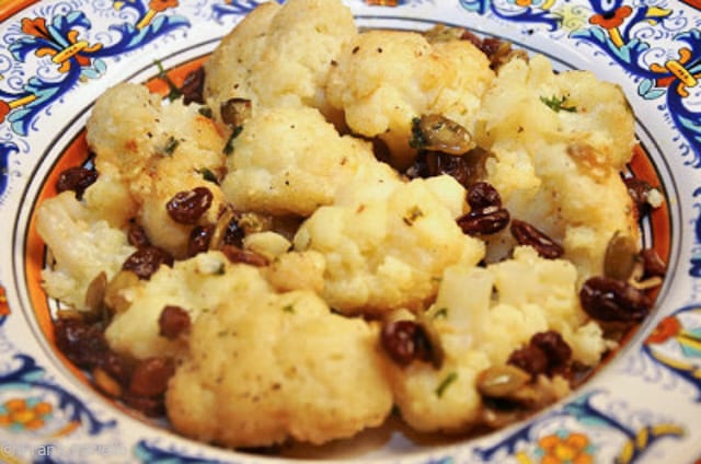 Neapolitan style cauliflower