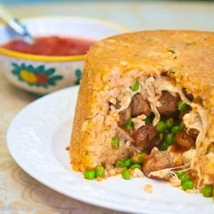 Sartù di riso (Neapolitan Rice Timbale)