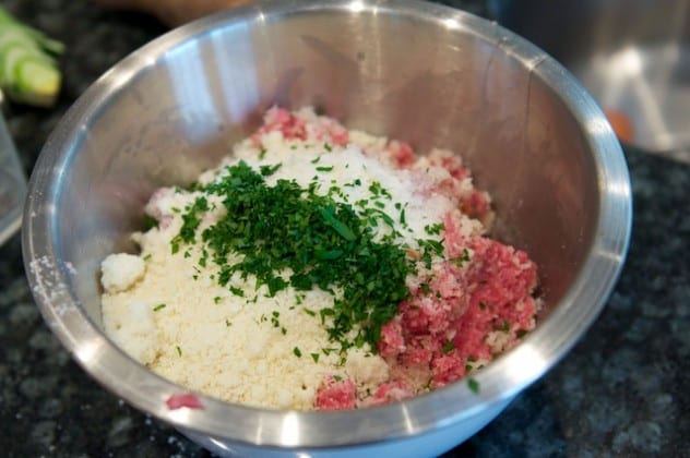 Polpettone in umido (prep 1)