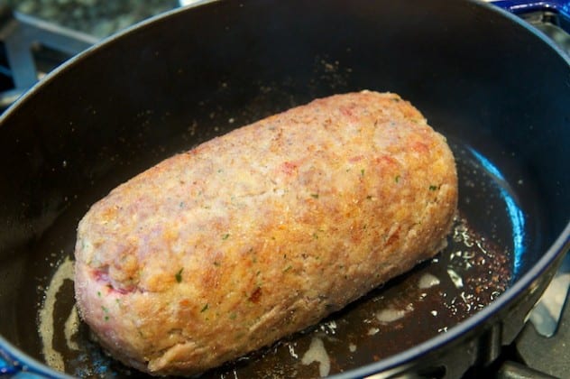 Polpettone in umido (prep 3)