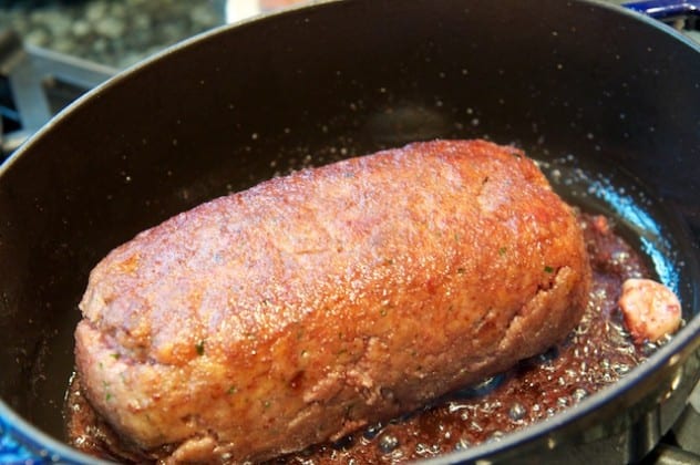 Polpettone in umido (prep 4)