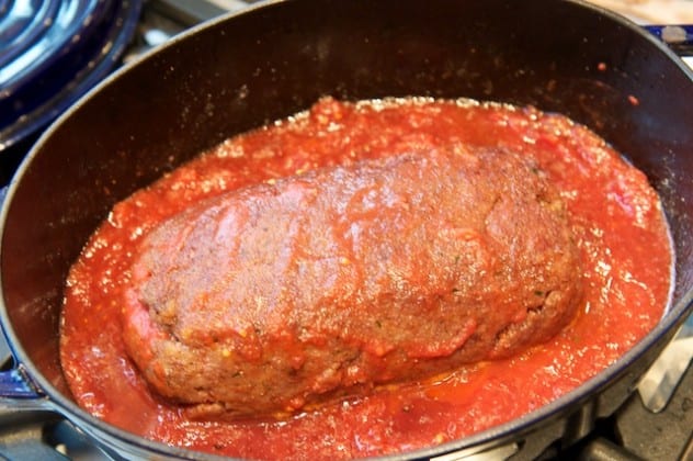 Polpettone in umido (prep 5)