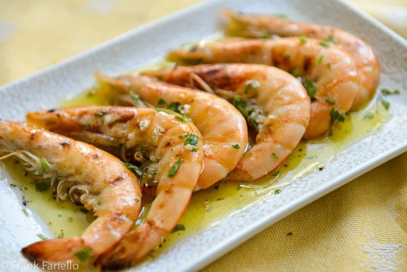 Gamberi alla griglia (Grilled Shrimp)