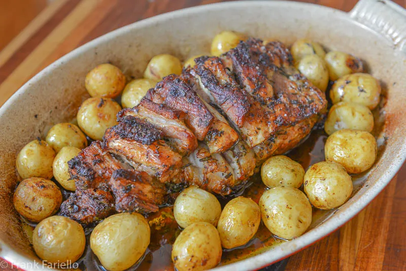 Petto di vitello alla fornara (Baker's Roasted Veal Breast)