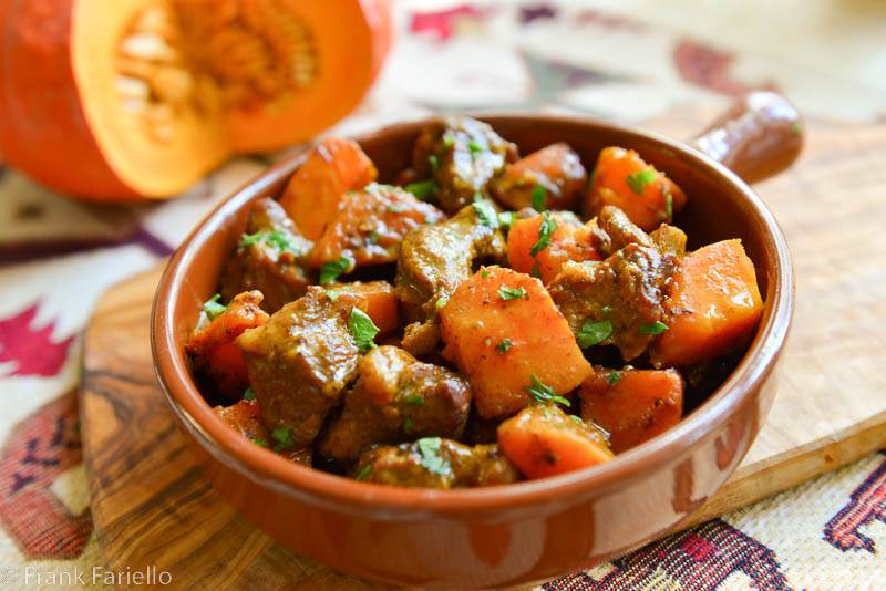 Spezzatino di maiale e zucca