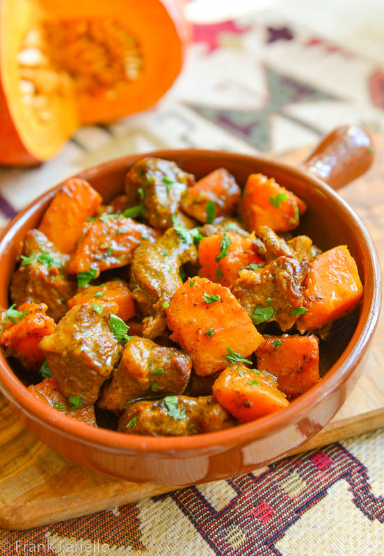 Spezzatino di maiale e zucca