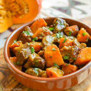 Spezzatino di maiale e zucca