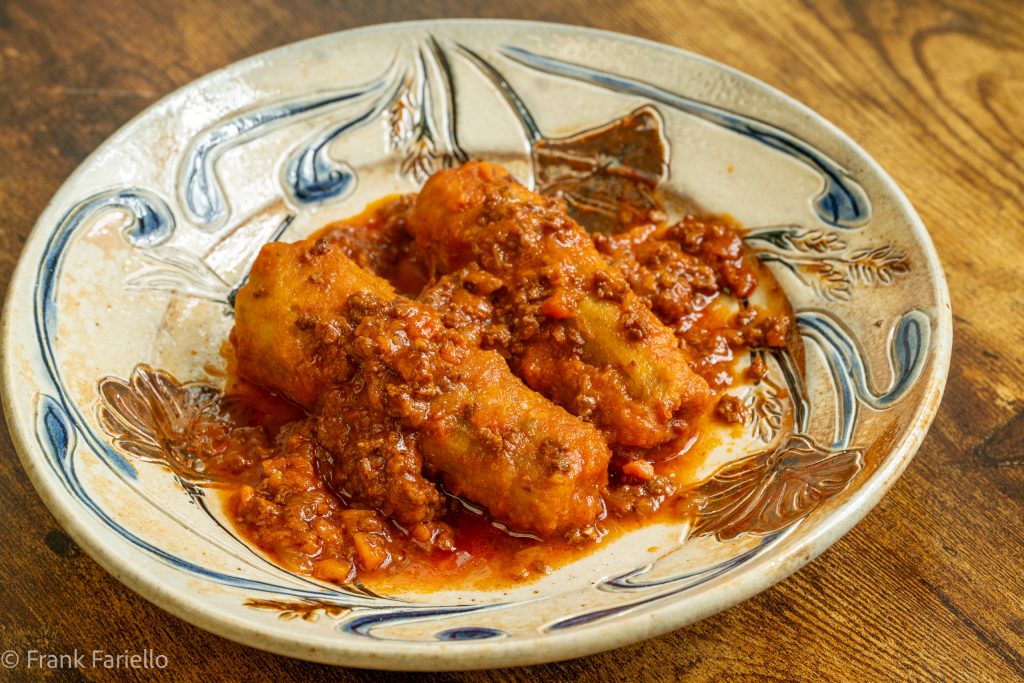 Sedani alla pratese (Stuffed Celery Prato Style)