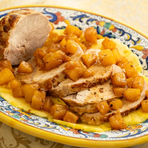 Arista di maiale con l'ananas (Pork Loin with Pineapple)
