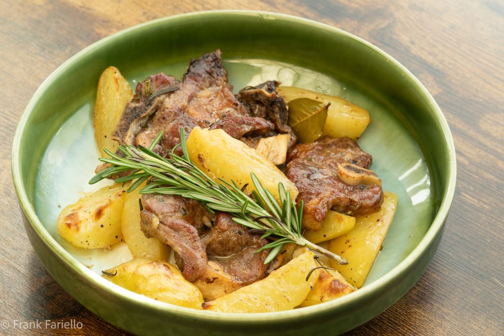 Abbacchio al forno con patate (Oven Roasted Lamb and Potatoes)