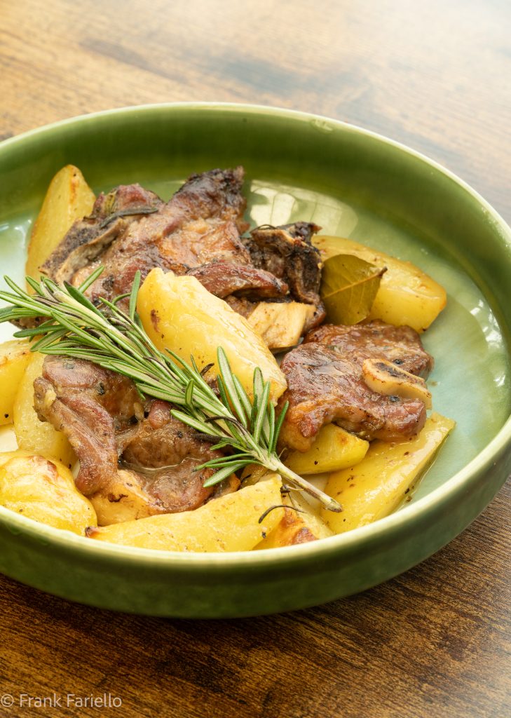 Abbacchio al forno con patate (Oven Roasted Lamb and Potatoes)
