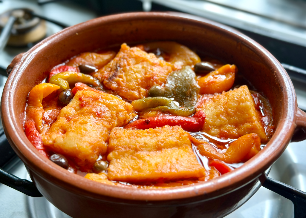 Baccalà con i peperoni (Salt Cod with Peppers)