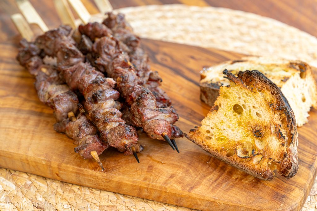 Arrosticini abruzzesi (Grilled Lamb Skewers from Abruzzo)