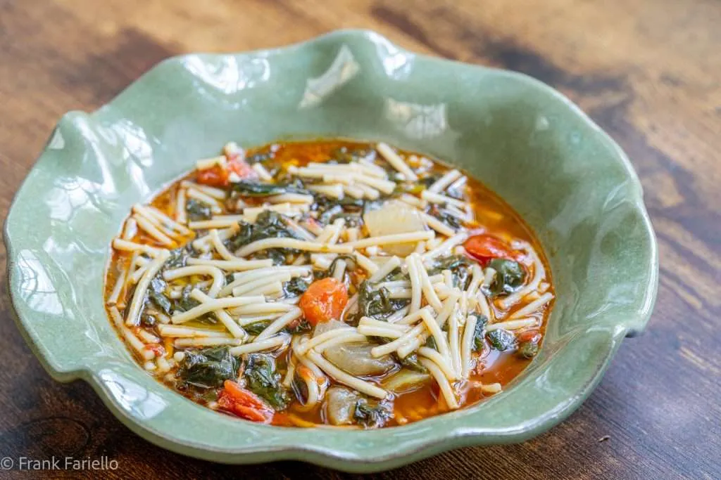 Pasta con i tenerumi