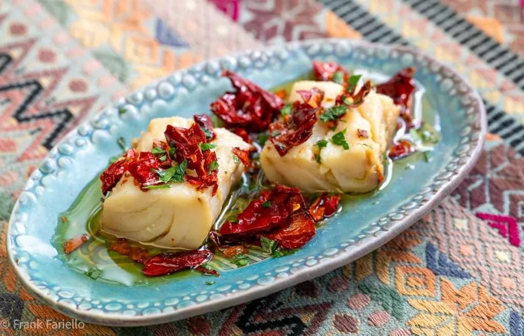 Baccalà alla lucana con i peperoni crusch